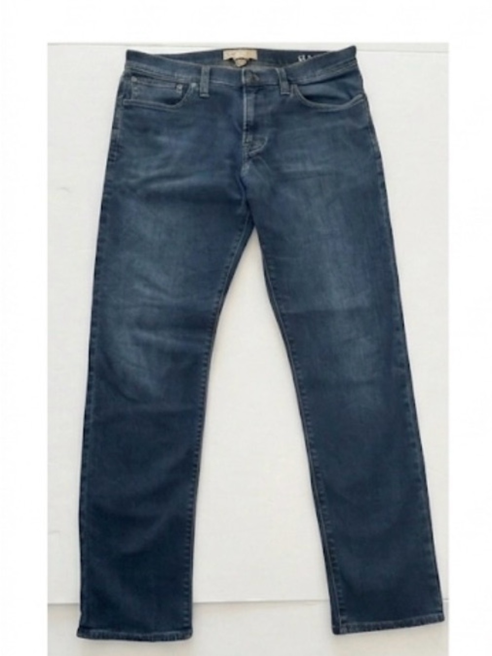 Madewell Slim Fit Jeans Men's 34x32 Medium Wash Blue Denim Classic Comfy Stretch